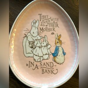 Pottery Barn Peter Rabbit Egg Plate